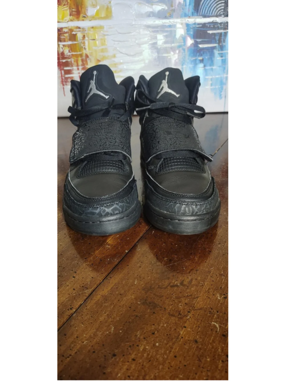 Jordan Son Of Mars Shoes Mens Size 8.5 Black Mid Top Sneakers 512245-010